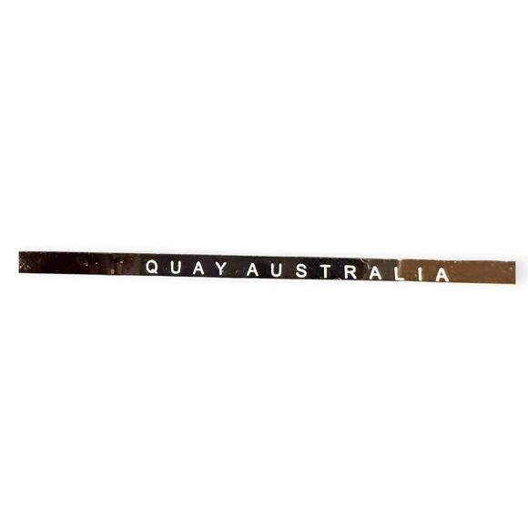 Quay Australia Jezabell Round Sunglasses 126 Gold Brown Frames Lenses Retro